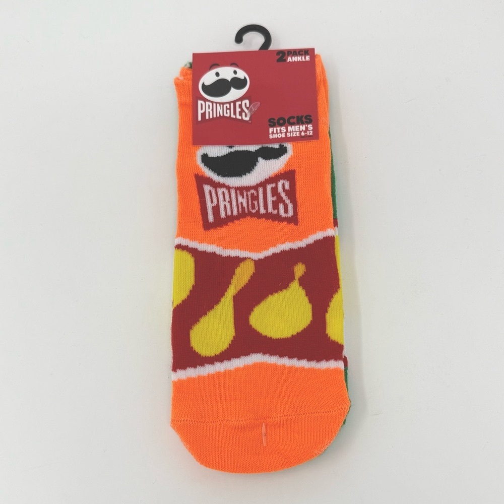 Odd Sox 2 Pair Pringles Potato Chips Novelty Socks